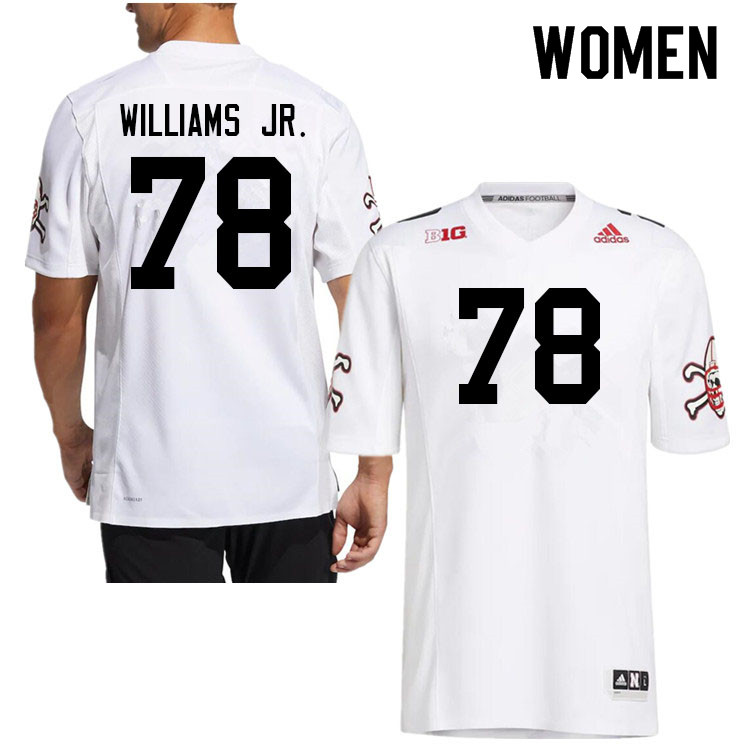 Women #78 Kevin Williams Jr. Nebraska Cornhuskers College Football Jerseys Sale-Strategy - Click Image to Close